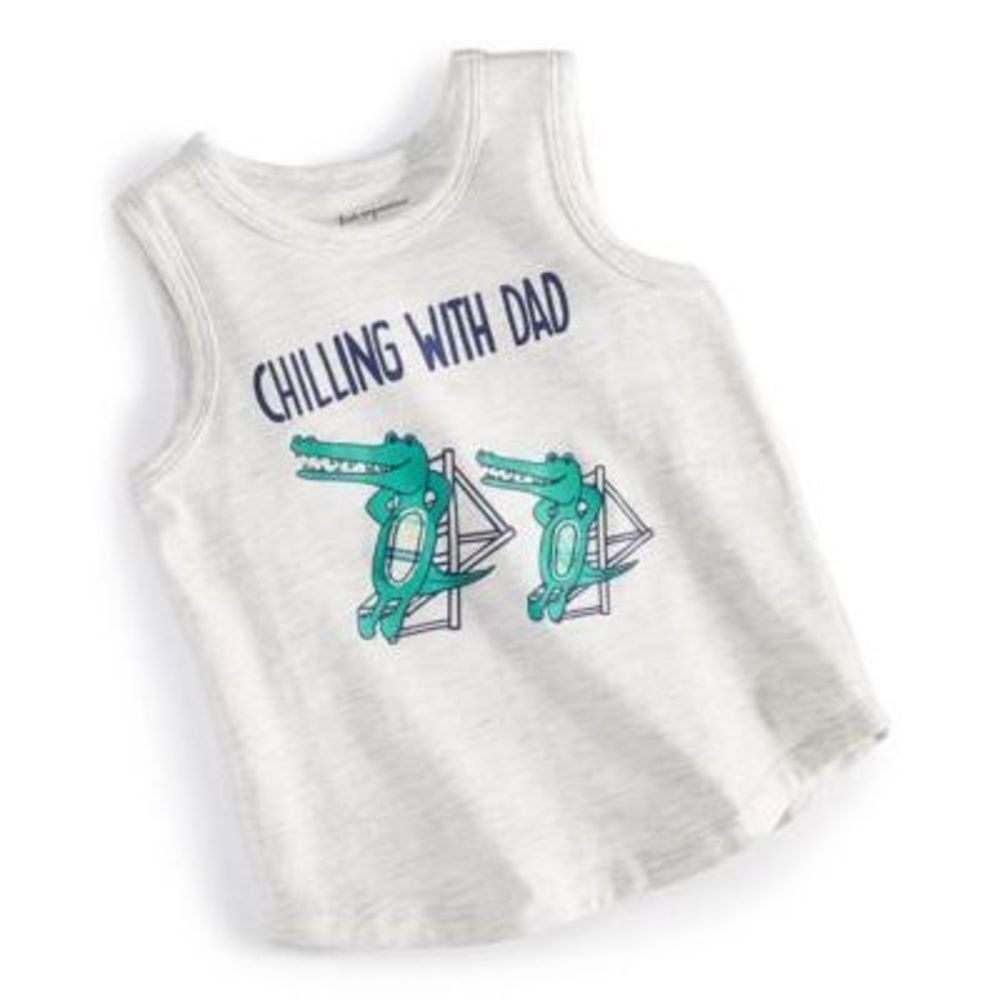 First Impressions Toddler Boys Chilling With Dad Tank Top, Created for Macy's